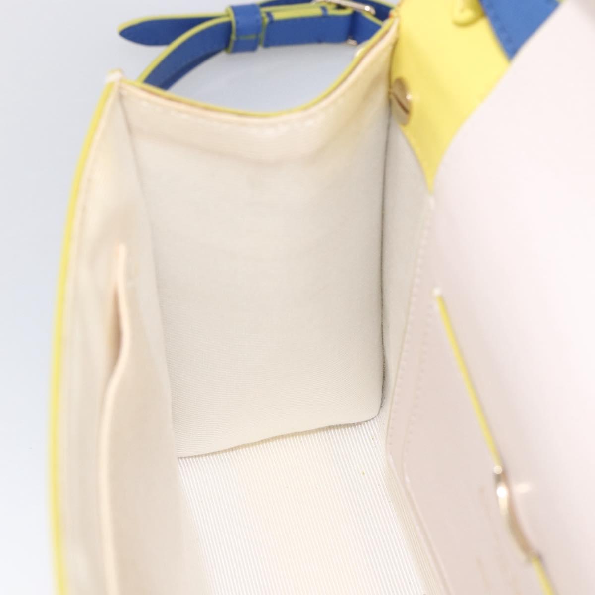 Christian Dior Shoulder Bag Leather 2way Multicolor Gold Auth LNZ023V