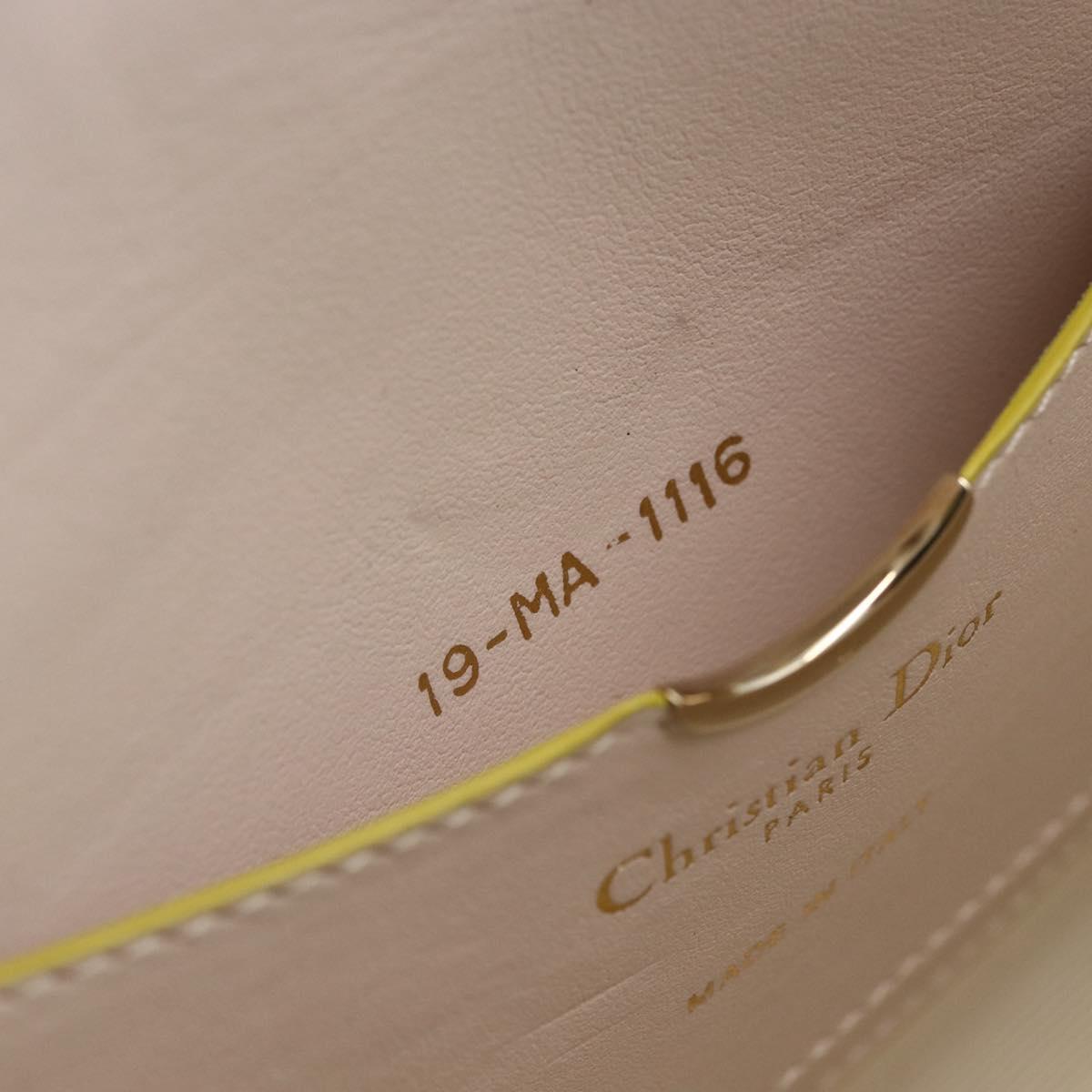 Christian Dior Shoulder Bag Leather 2way Multicolor Gold Auth LNZ023V