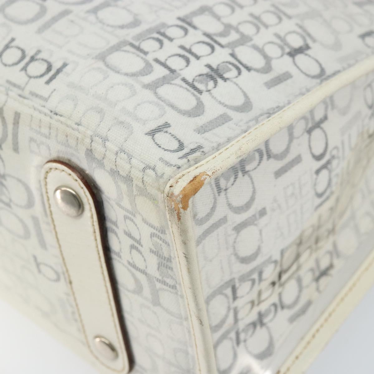 BURBERRY Hand Bag Vinyl Clear Auth LNZ033