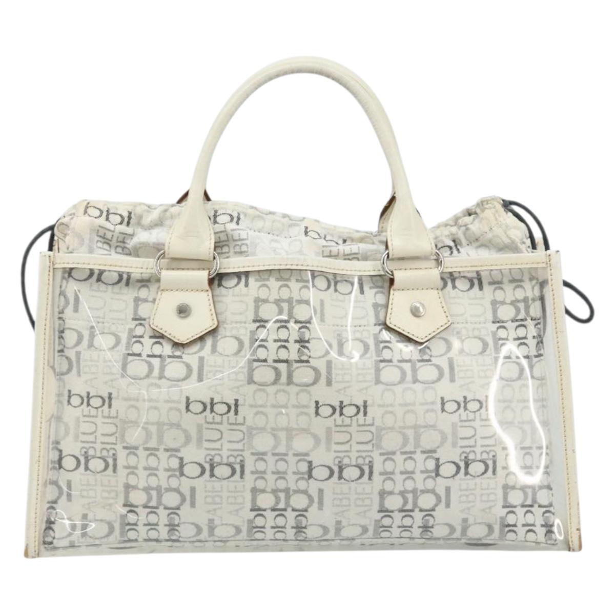 BURBERRY Hand Bag Vinyl Clear Auth LNZ033