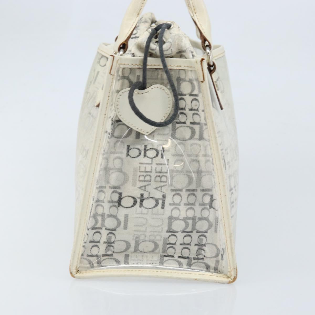 BURBERRY Hand Bag Vinyl Clear Auth LNZ033