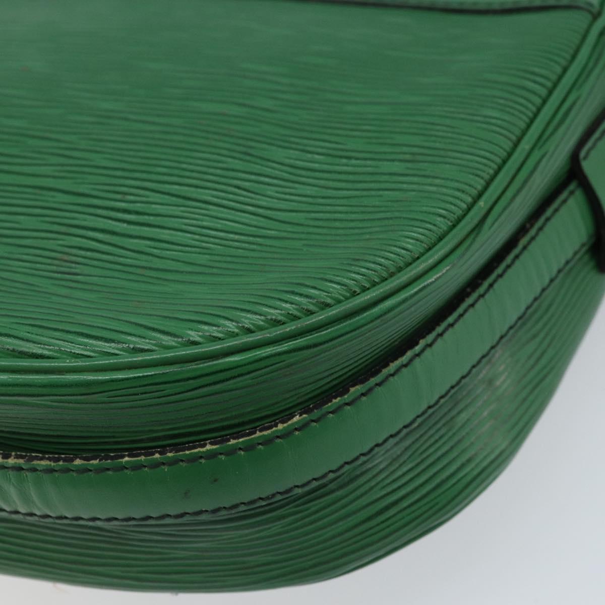 LOUIS VUITTON Epi Jeune Fille MM Shoulder Bag Green M52154 LV Auth LNZ042