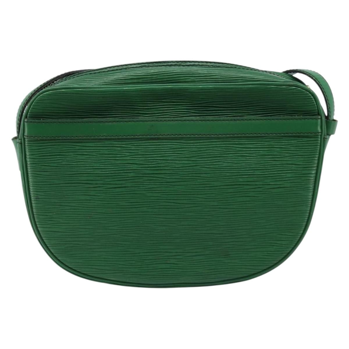 LOUIS VUITTON Epi Jeune Fille MM Shoulder Bag Green M52154 LV Auth LNZ042