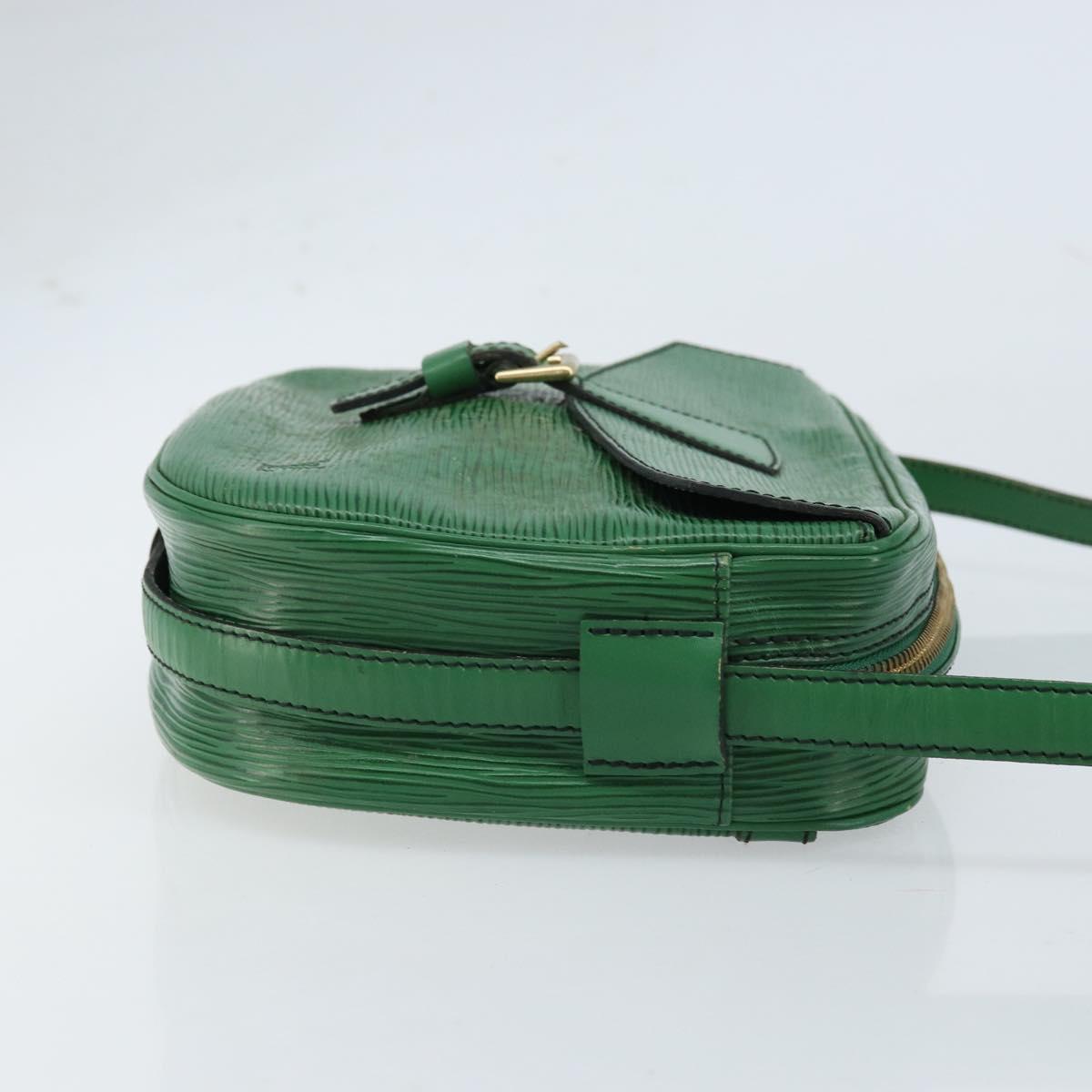 LOUIS VUITTON Epi Jeune Fille MM Shoulder Bag Green M52154 LV Auth LNZ042