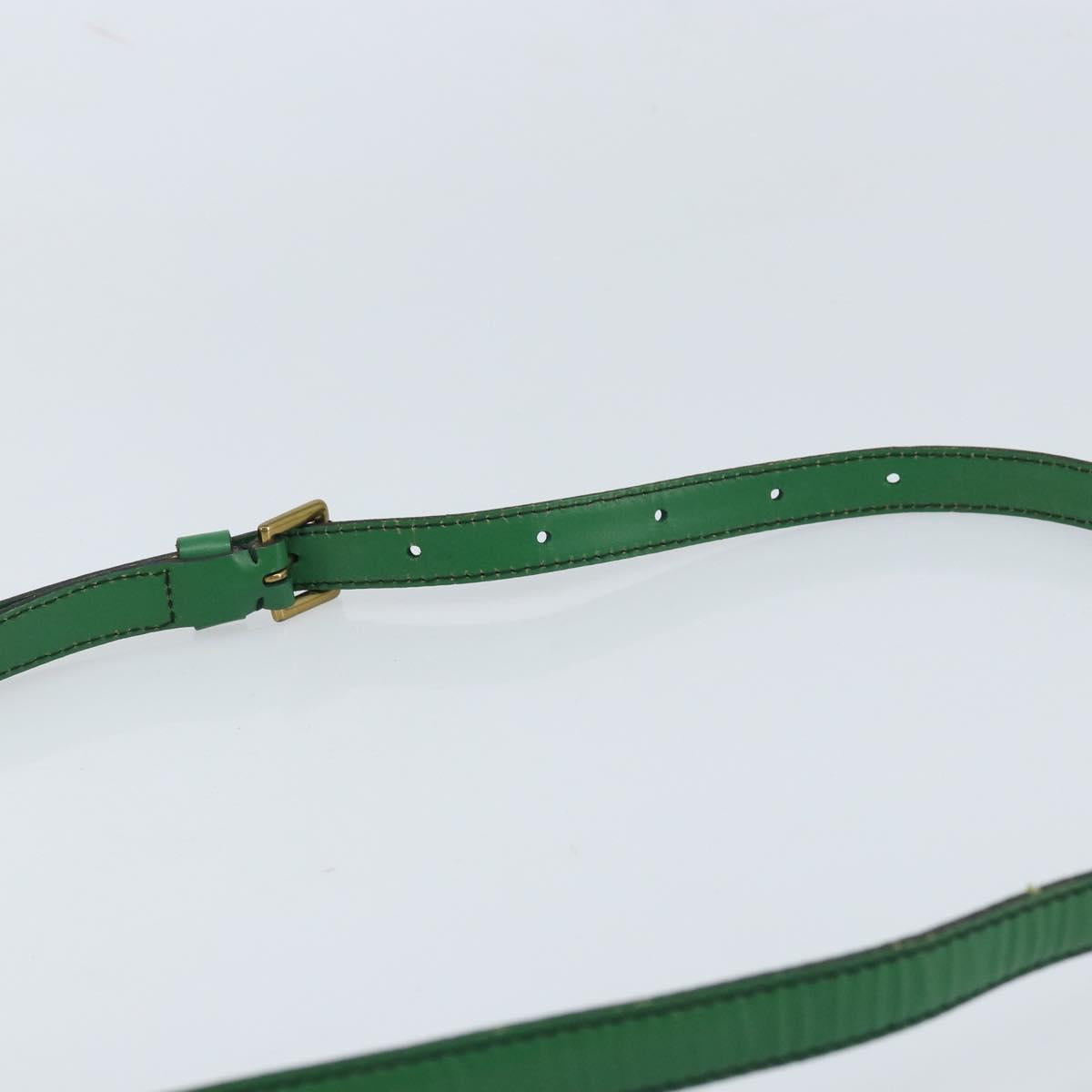 LOUIS VUITTON Epi Jeune Fille MM Shoulder Bag Green M52154 LV Auth LNZ042