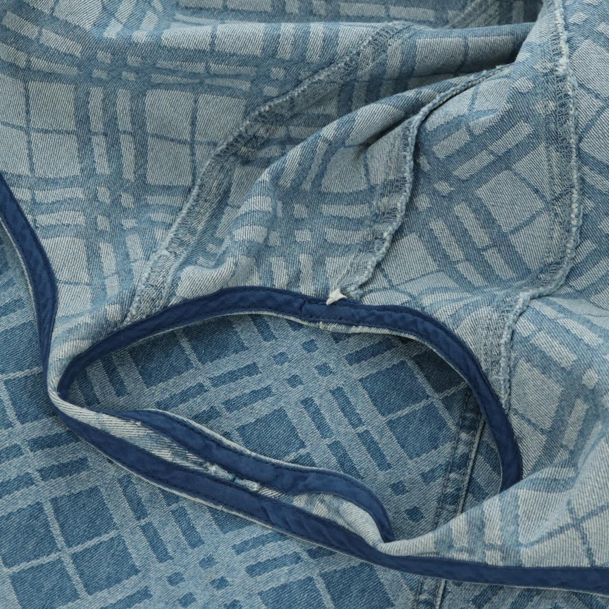 BURBERRY Nova Check One Piece Denim Blue Auth LNZ046V