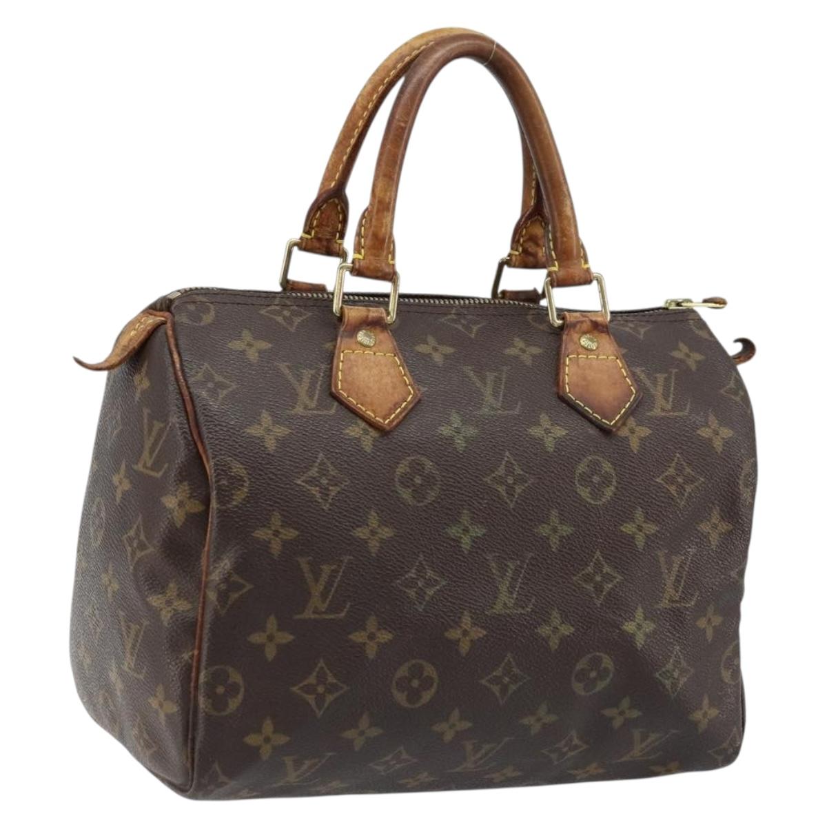 LOUIS VUITTON Monogram Speedy 25 Hand Bag M41528 LV Auth LNZ049