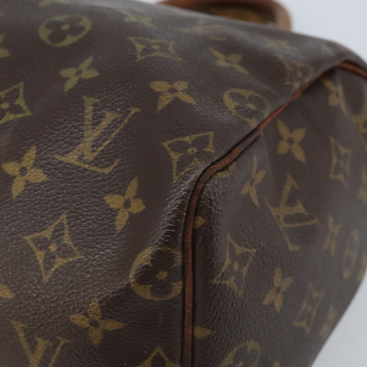 LOUIS VUITTON Monogram Speedy 25 Hand Bag M41528 LV Auth LNZ049
