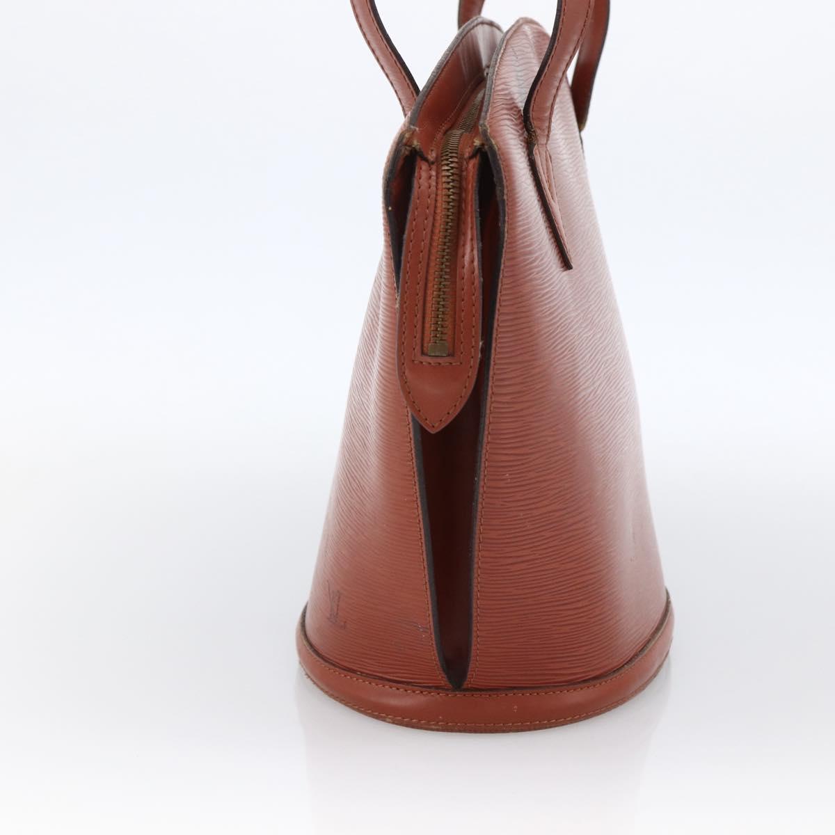 LOUIS VUITTON Epi Saint Jacques Shopping Bag Brown M52263 LV Auth LNZ054