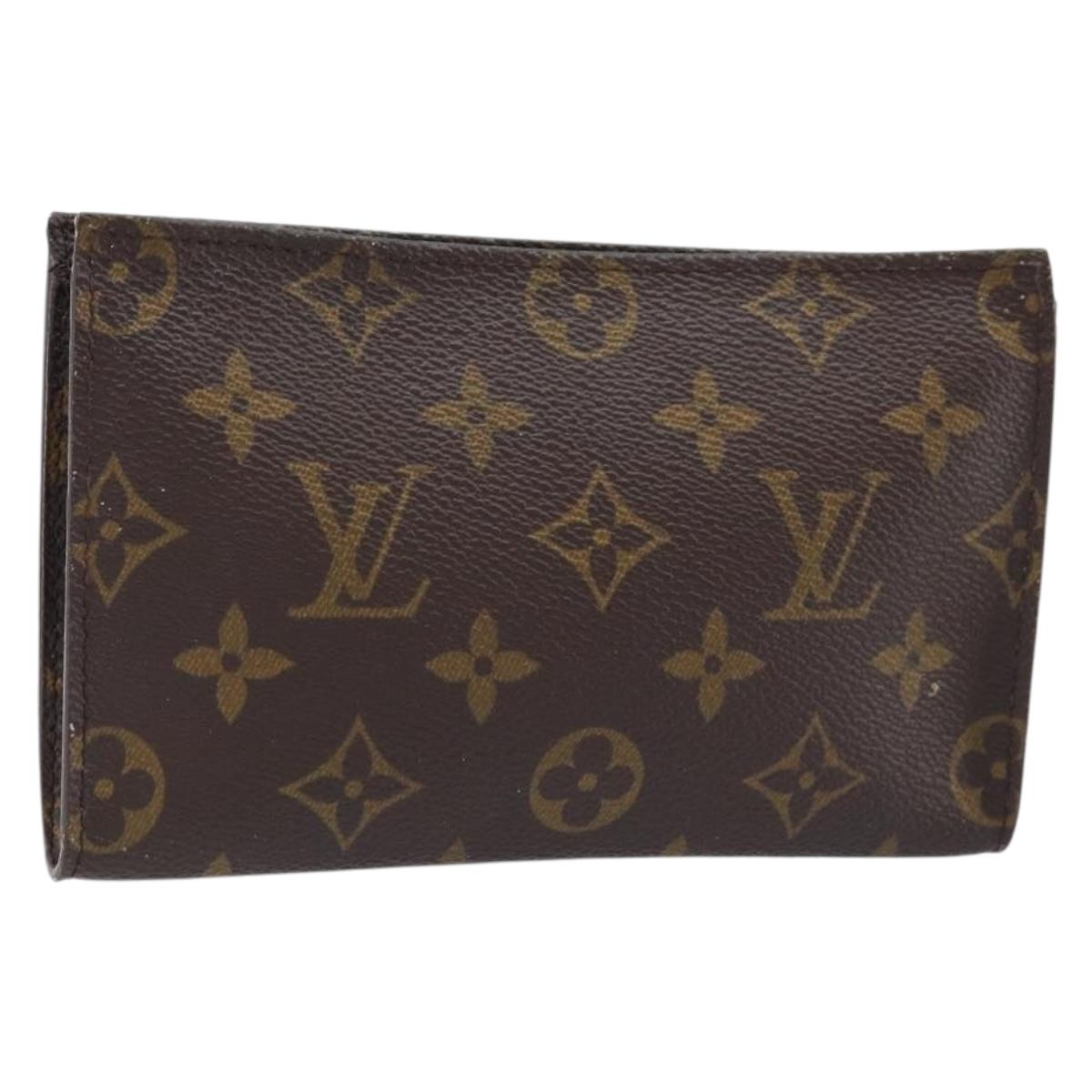 LOUIS VUITTON Monogram Bucket PM Accessory Pouch LV Auth LNZ058