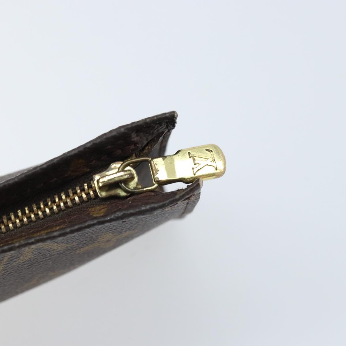 LOUIS VUITTON Monogram Bucket PM Accessory Pouch LV Auth LNZ058