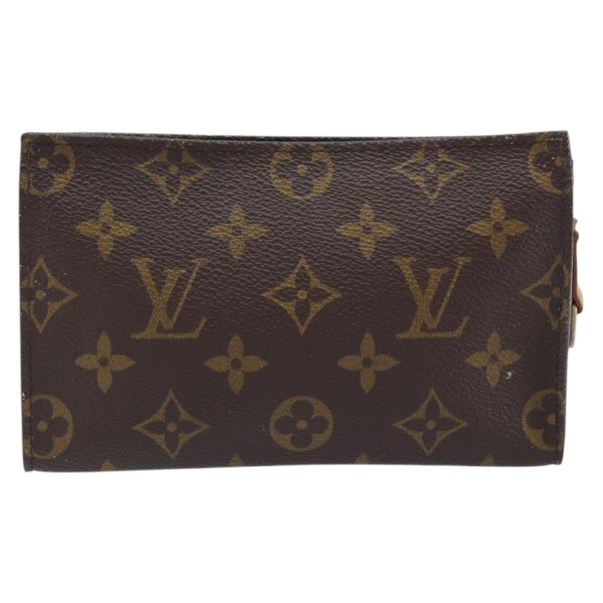 LOUIS VUITTON Monogram Bucket PM Accessory Pouch LV Auth LNZ058