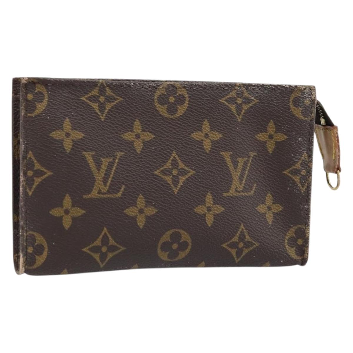 LOUIS VUITTON Monogram Bucket PM Accessory Pouch LV Auth LNZ059