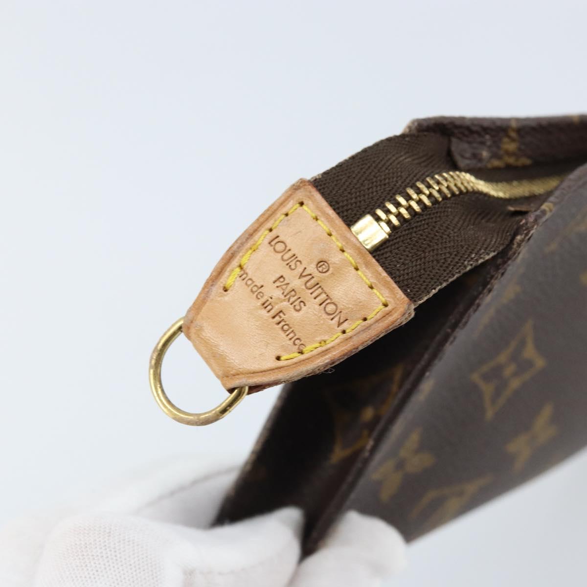 LOUIS VUITTON Monogram Bucket PM Accessory Pouch LV Auth LNZ059