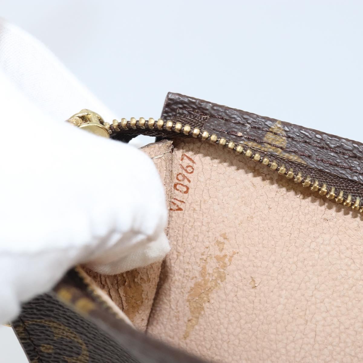 LOUIS VUITTON Monogram Bucket PM Accessory Pouch LV Auth LNZ059