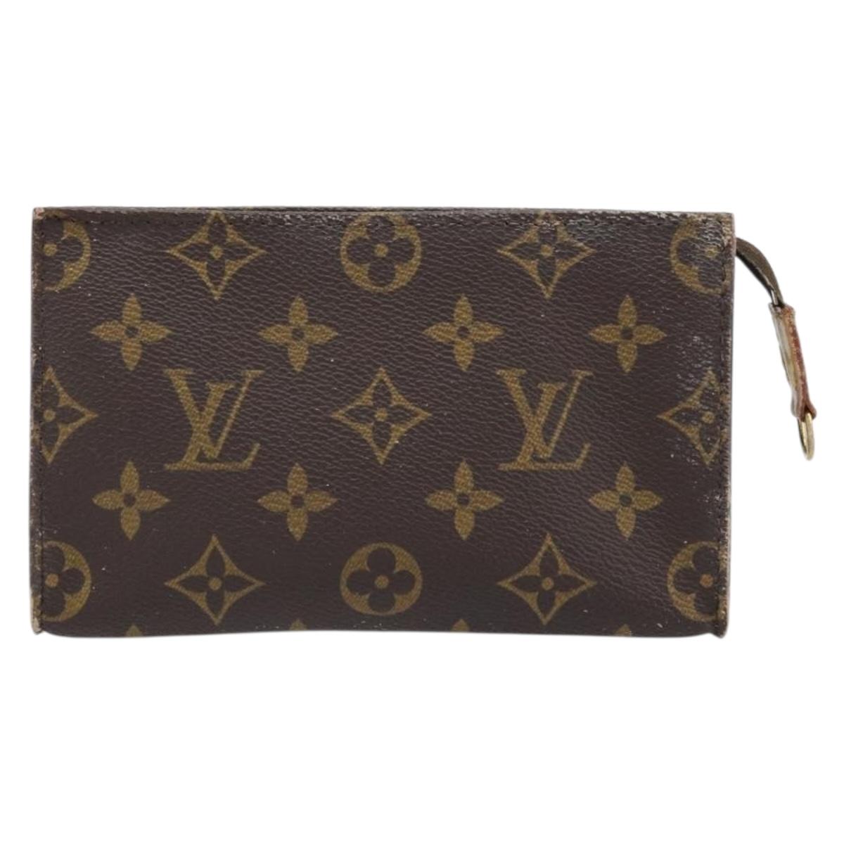 LOUIS VUITTON Monogram Bucket PM Accessory Pouch LV Auth LNZ059