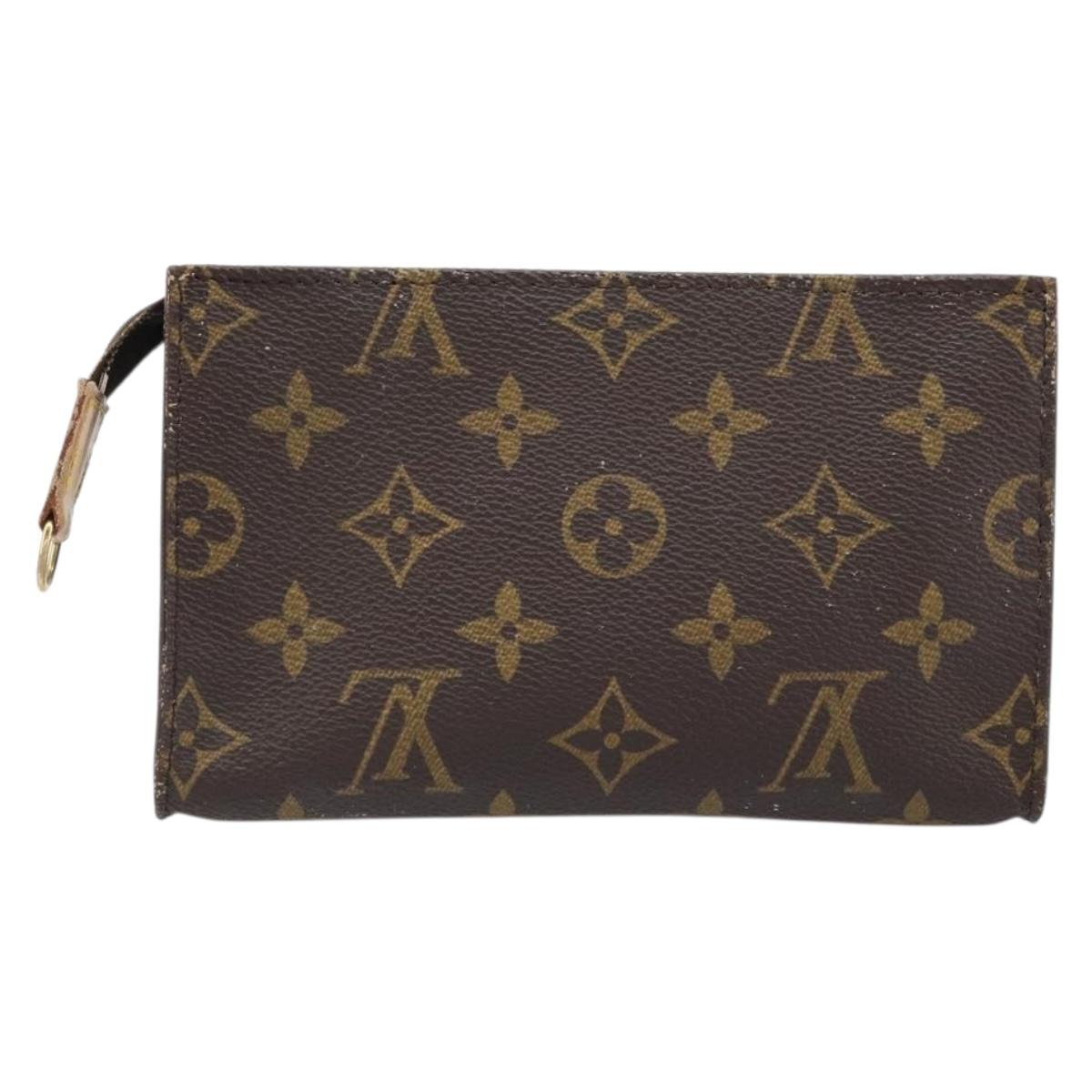 LOUIS VUITTON Monogram Bucket PM Accessory Pouch LV Auth LNZ059