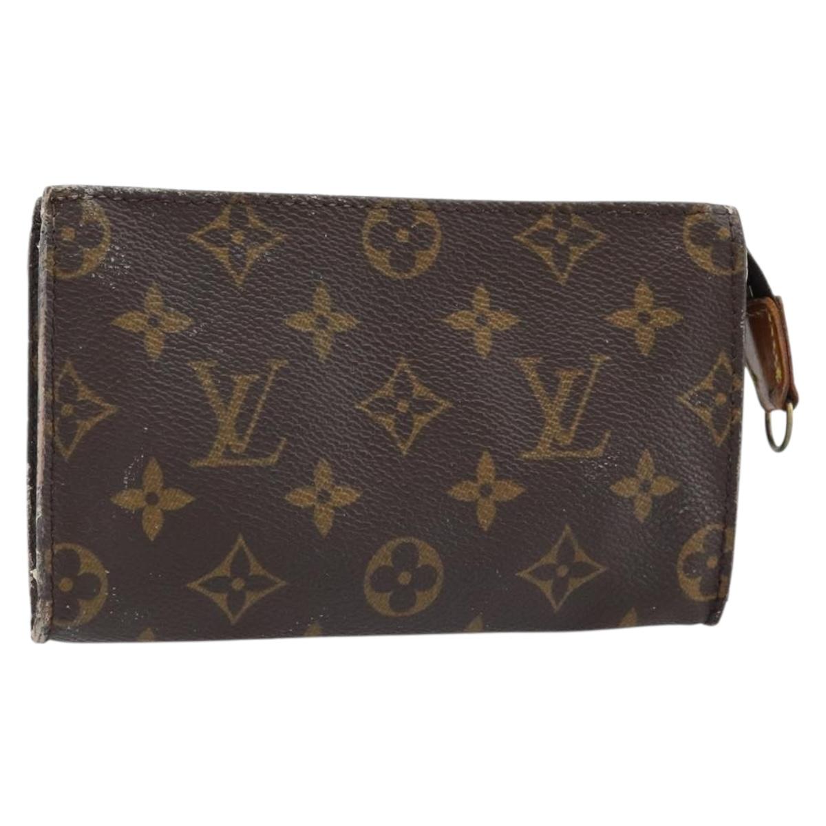 LOUIS VUITTON Monogram Bucket PM Accessory Pouch LV Auth LNZ060