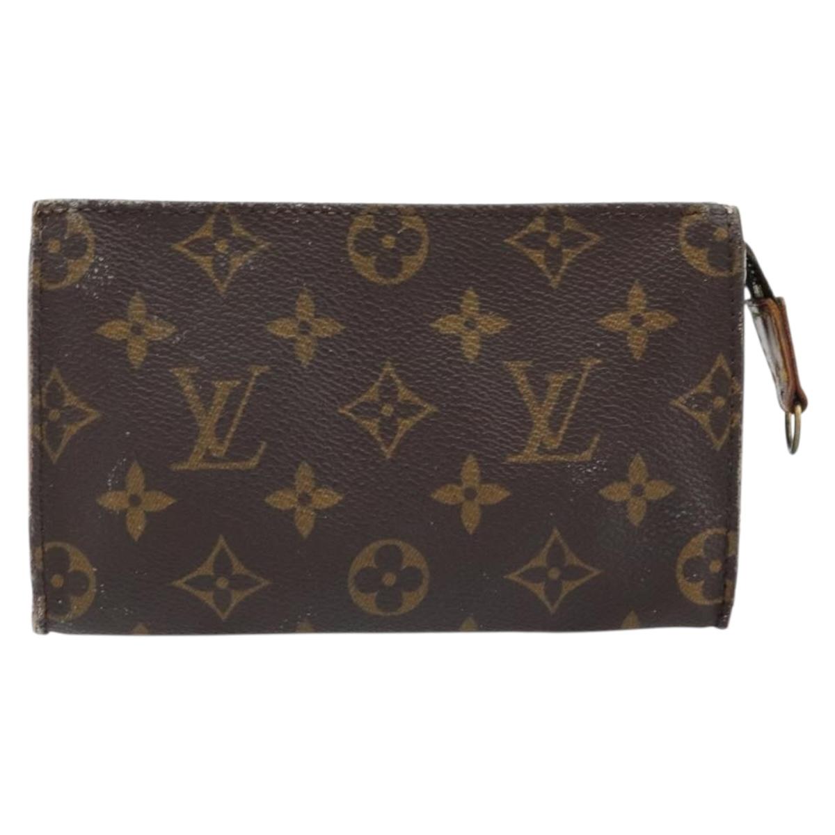LOUIS VUITTON Monogram Bucket PM Accessory Pouch LV Auth LNZ060