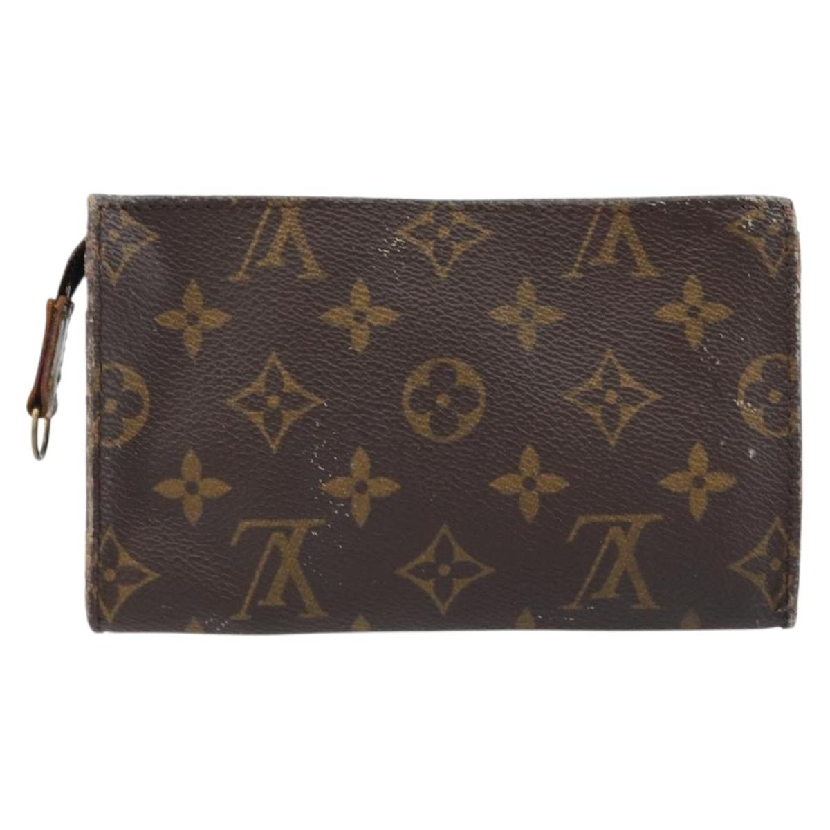 LOUIS VUITTON Monogram Bucket PM Accessory Pouch LV Auth LNZ060