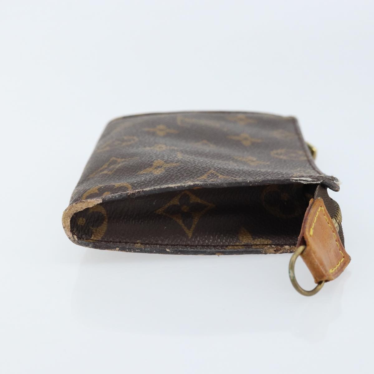 LOUIS VUITTON Monogram Bucket PM Accessory Pouch LV Auth LNZ060