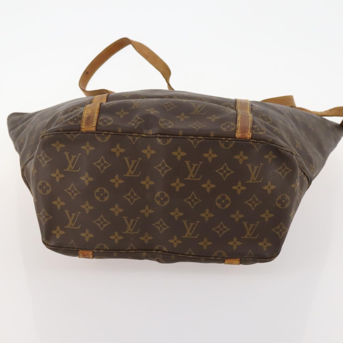 LOUIS VUITTON Monogram Sac Shopping Tote Bag M51108 LV Auth LNZ066