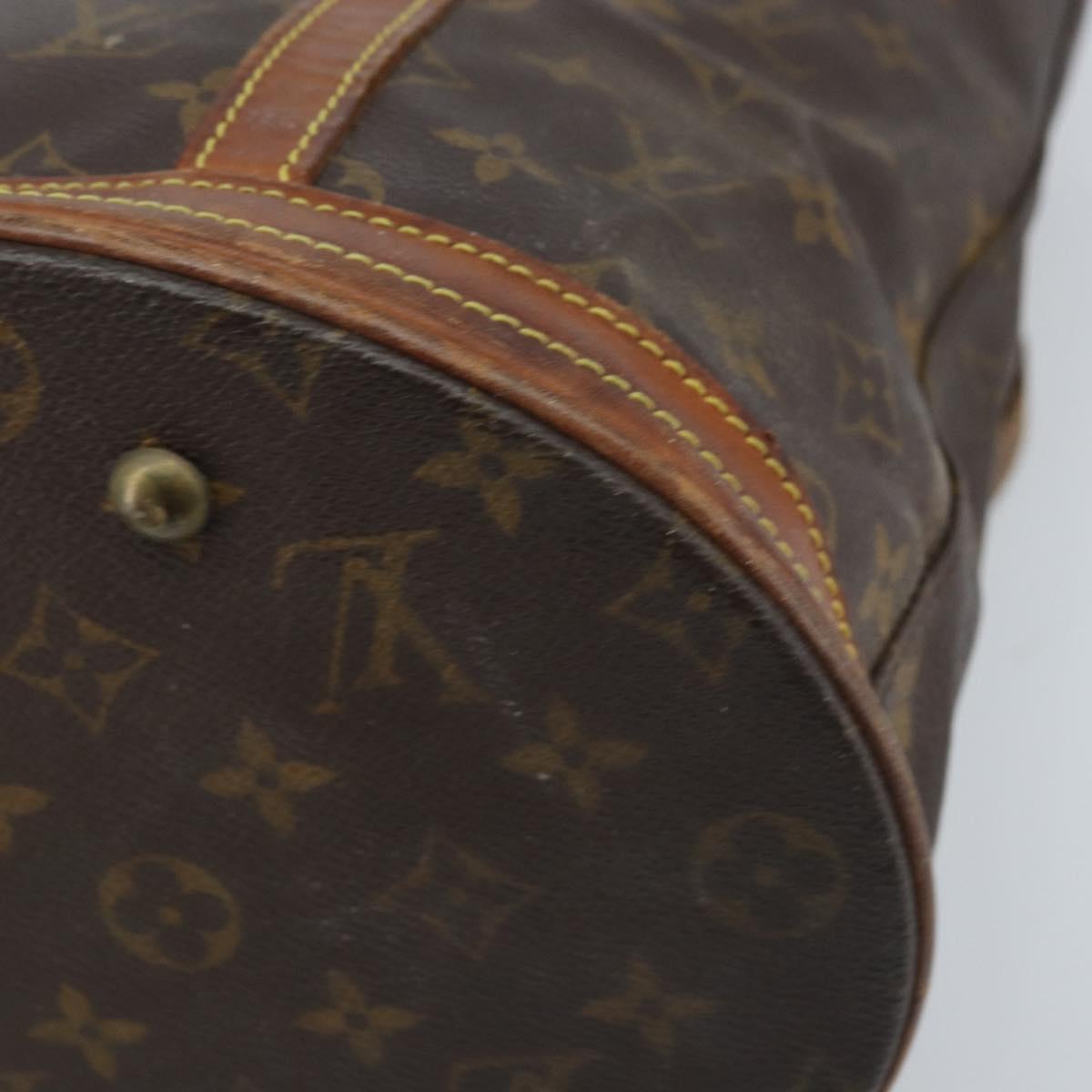 LOUIS VUITTON Monogram Bucket GM Shoulder Bag M42236 LV Auth LNZ072