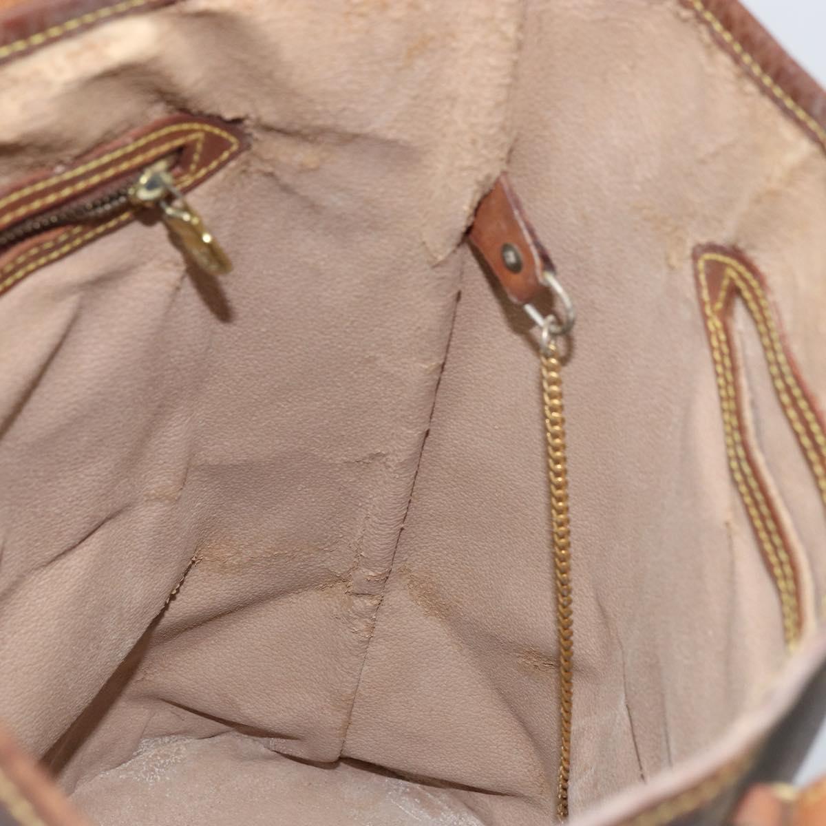 LOUIS VUITTON Monogram Bucket GM Shoulder Bag M42236 LV Auth LNZ072