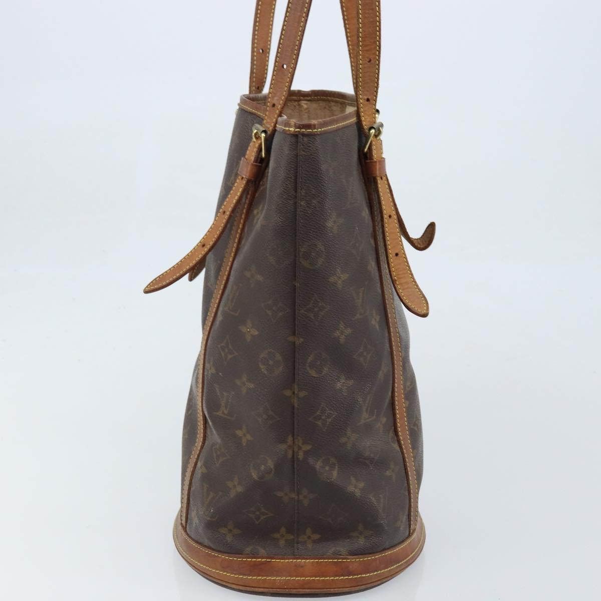 LOUIS VUITTON Monogram Bucket GM Shoulder Bag M42236 LV Auth LNZ072