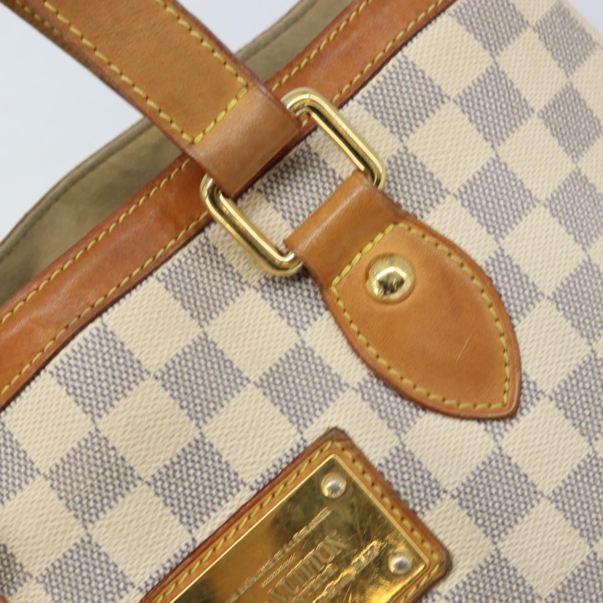 LOUIS VUITTON Damier Azur Hampstead PM Tote Bag N51207 LV Auth LNZ073