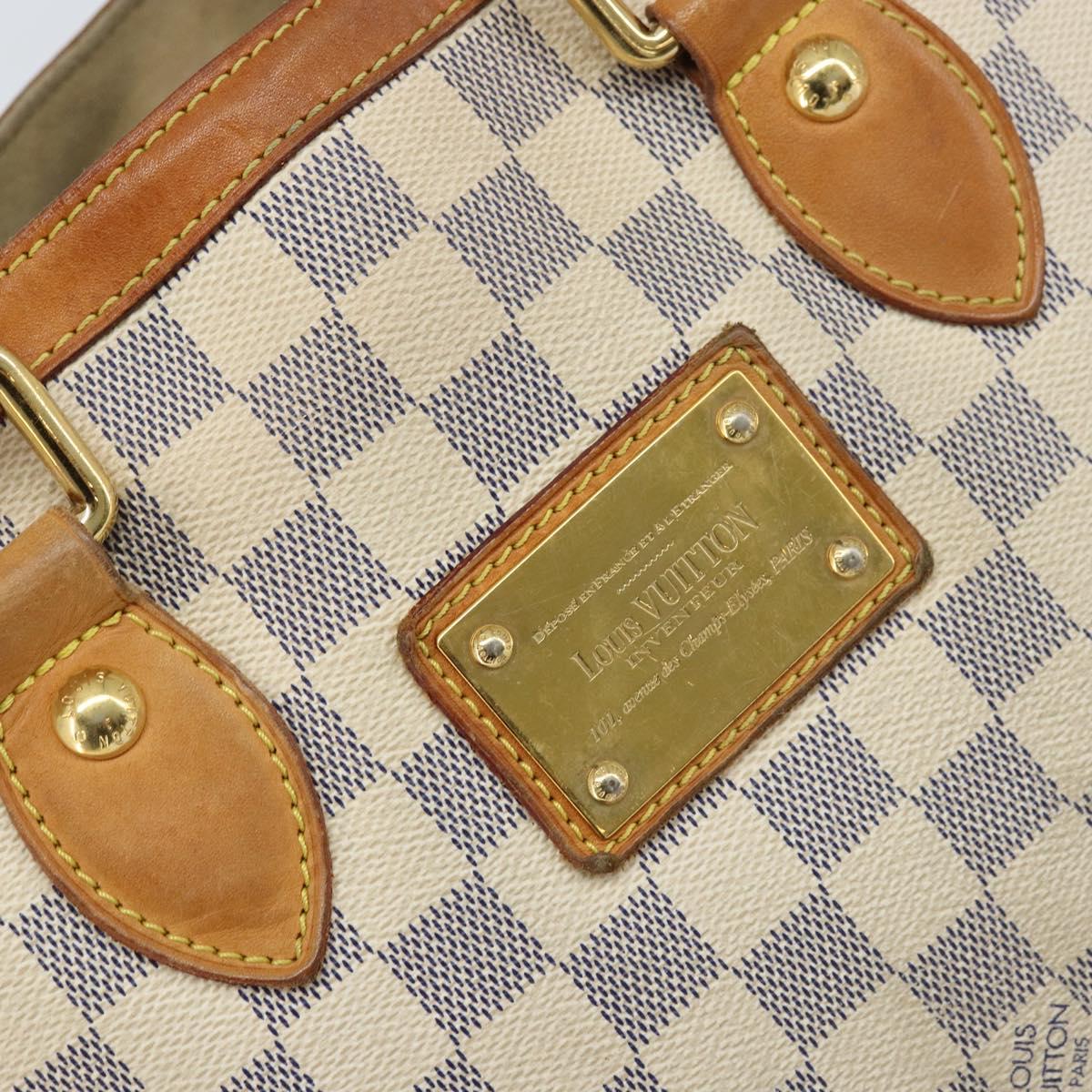 LOUIS VUITTON Damier Azur Hampstead PM Tote Bag N51207 LV Auth LNZ073