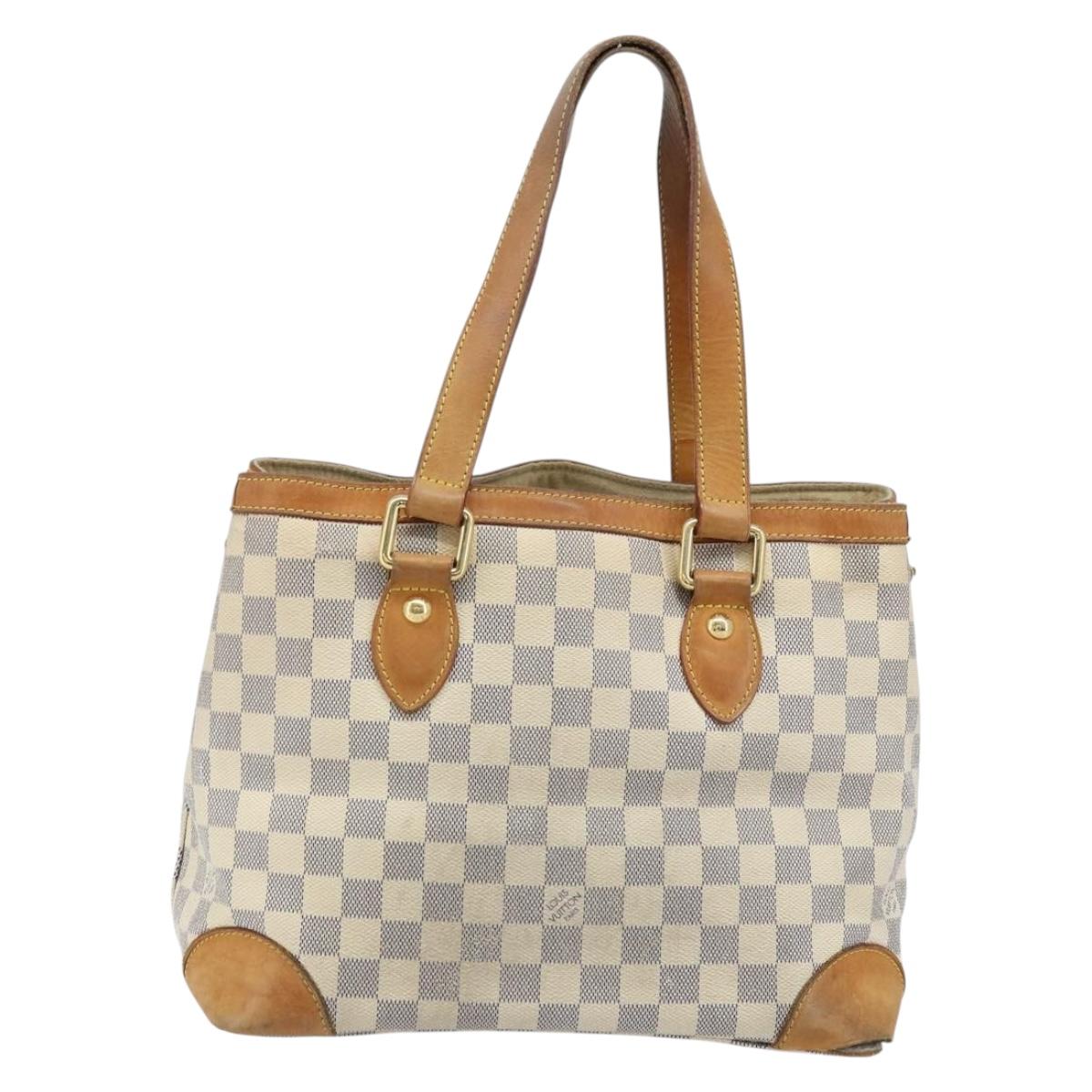 LOUIS VUITTON Damier Azur Hampstead PM Tote Bag N51207 LV Auth LNZ073