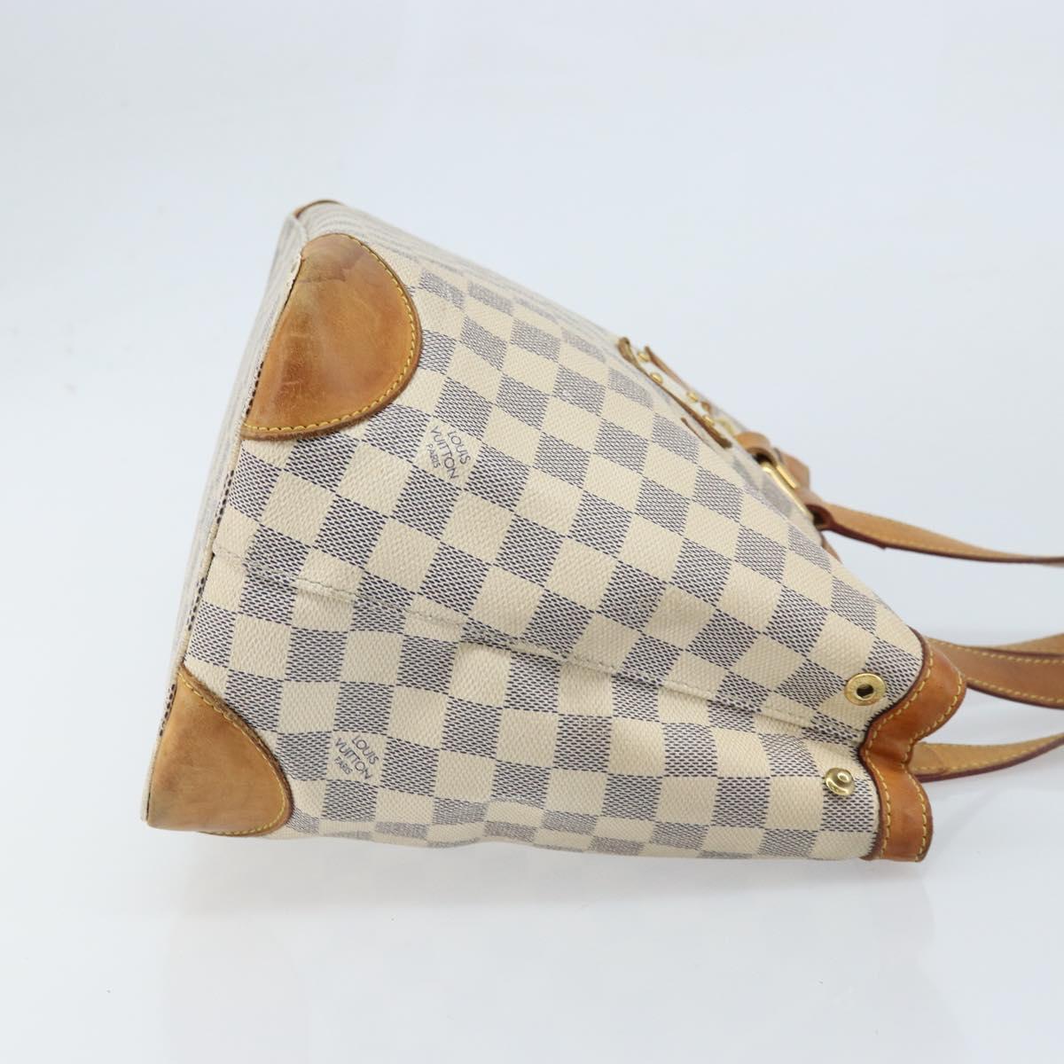 LOUIS VUITTON Damier Azur Hampstead PM Tote Bag N51207 LV Auth LNZ073