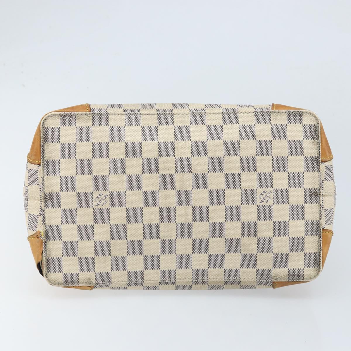 LOUIS VUITTON Damier Azur Hampstead PM Tote Bag N51207 LV Auth LNZ073