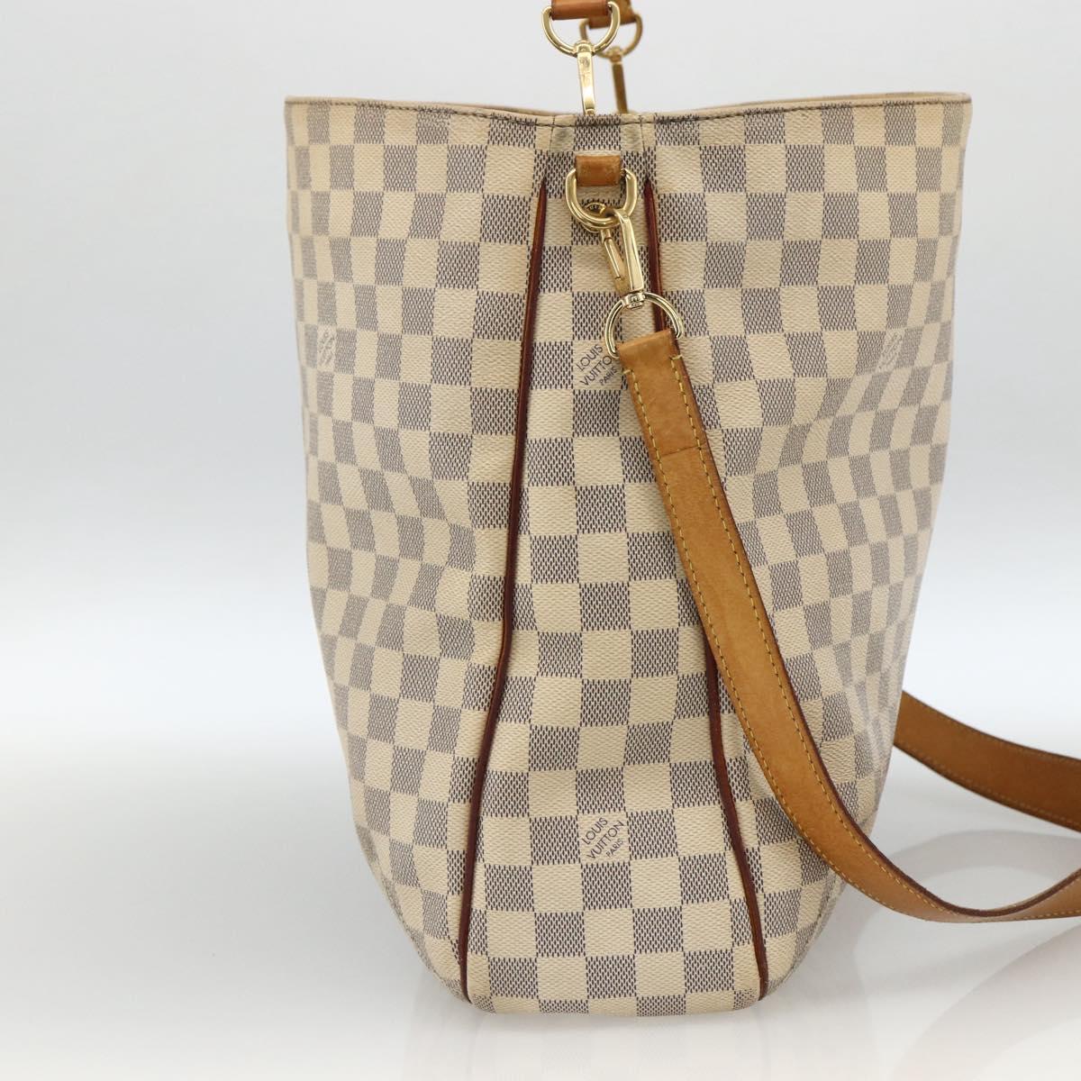 LOUIS VUITTON Damier Azur Sophie Shoulder Bag 2way N41216 LV Auth LNZ075