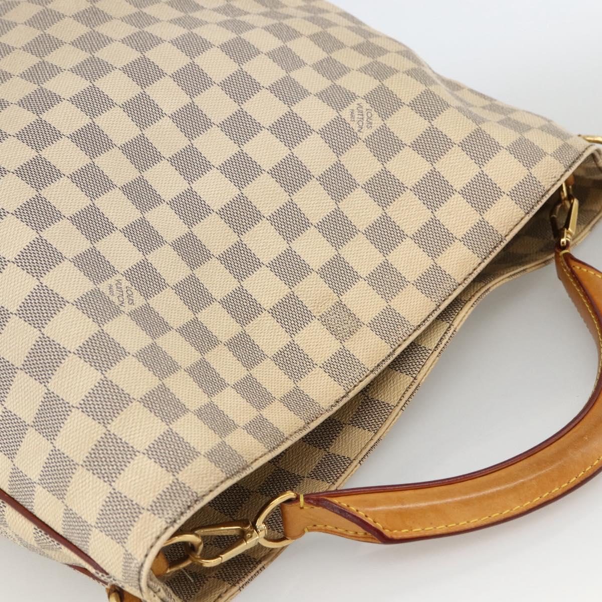 LOUIS VUITTON Damier Azur Sophie Shoulder Bag 2way N41216 LV Auth LNZ075