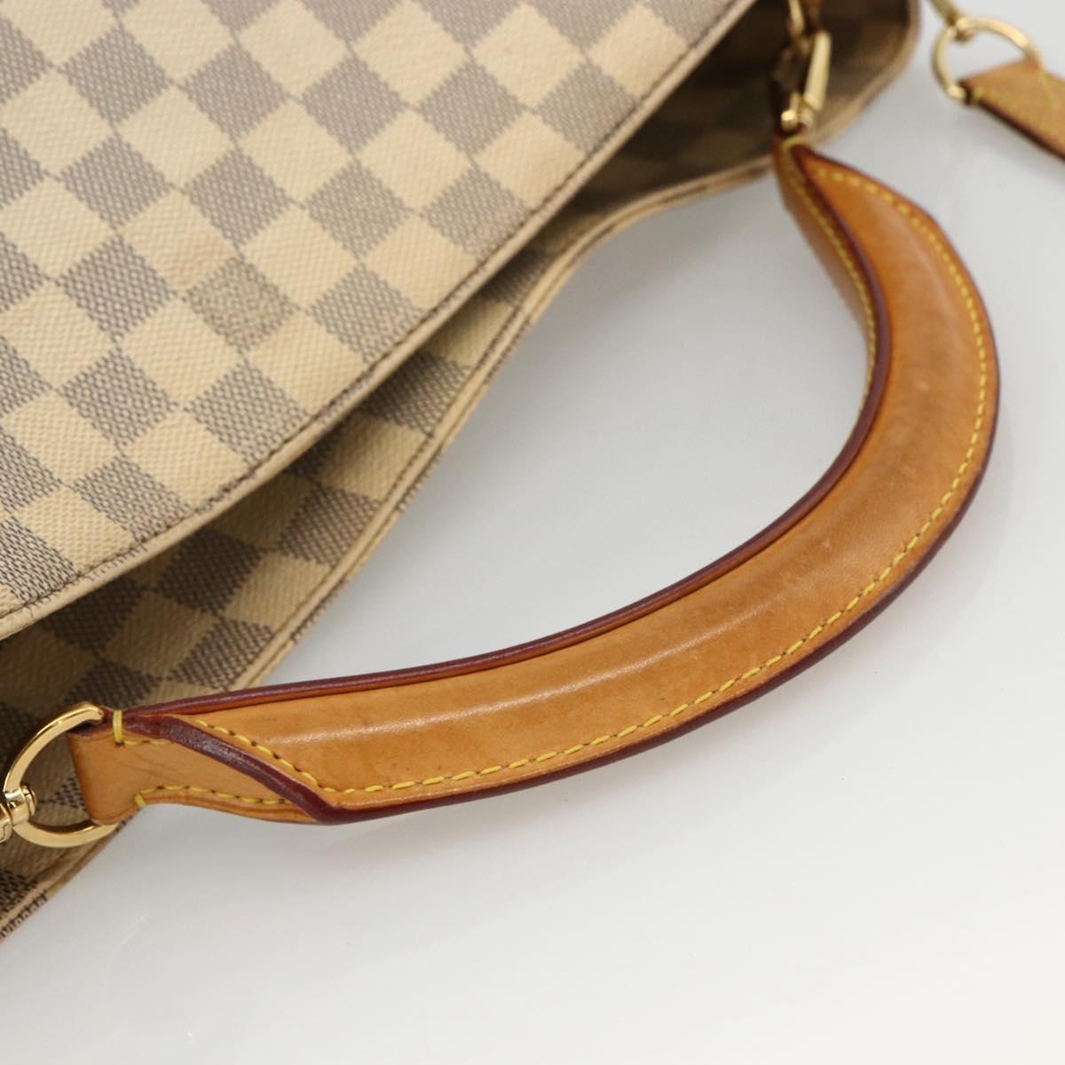 LOUIS VUITTON Damier Azur Sophie Shoulder Bag 2way N41216 LV Auth LNZ075