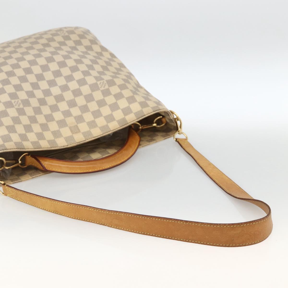 LOUIS VUITTON Damier Azur Sophie Shoulder Bag 2way N41216 LV Auth LNZ075