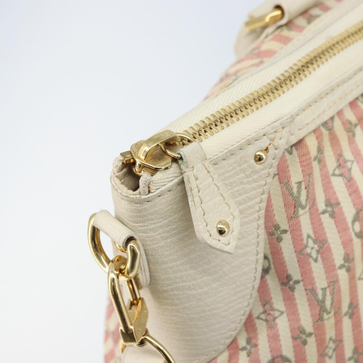 LOUIS VUITTON Mini Lin Marina GM Bag Croisette 2way Pink M95493 LV Auth LNZ087A