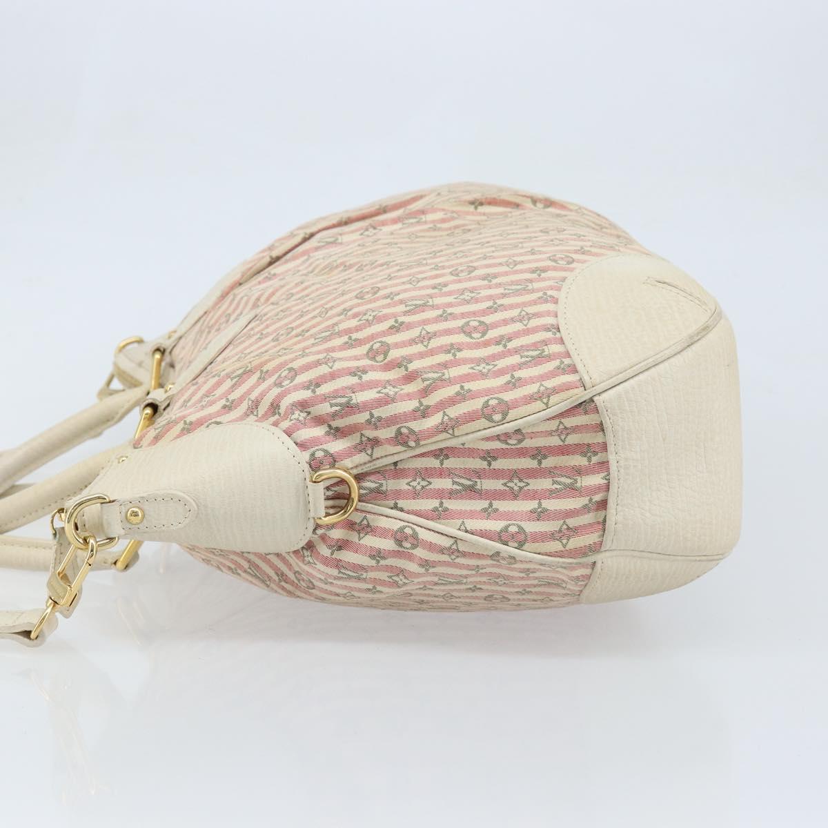 LOUIS VUITTON Mini Lin Marina GM Bag Croisette 2way Pink M95493 LV Auth LNZ087A
