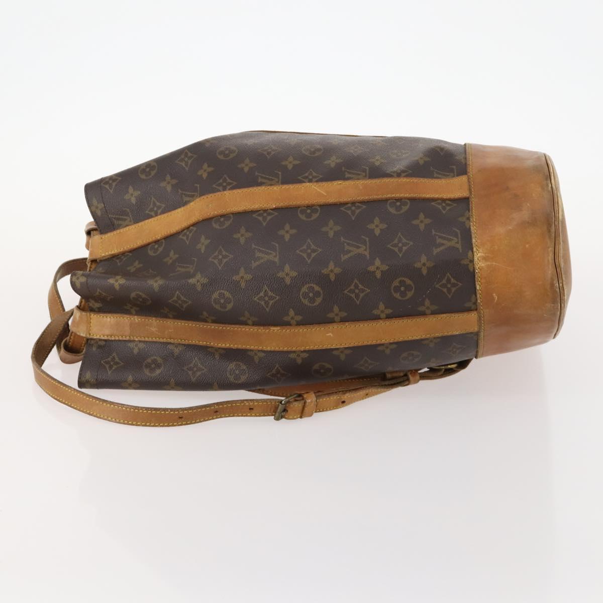 LOUIS VUITTON Monogram Randonnee GM Shoulder Bag M42244 LV Auth LNZ091