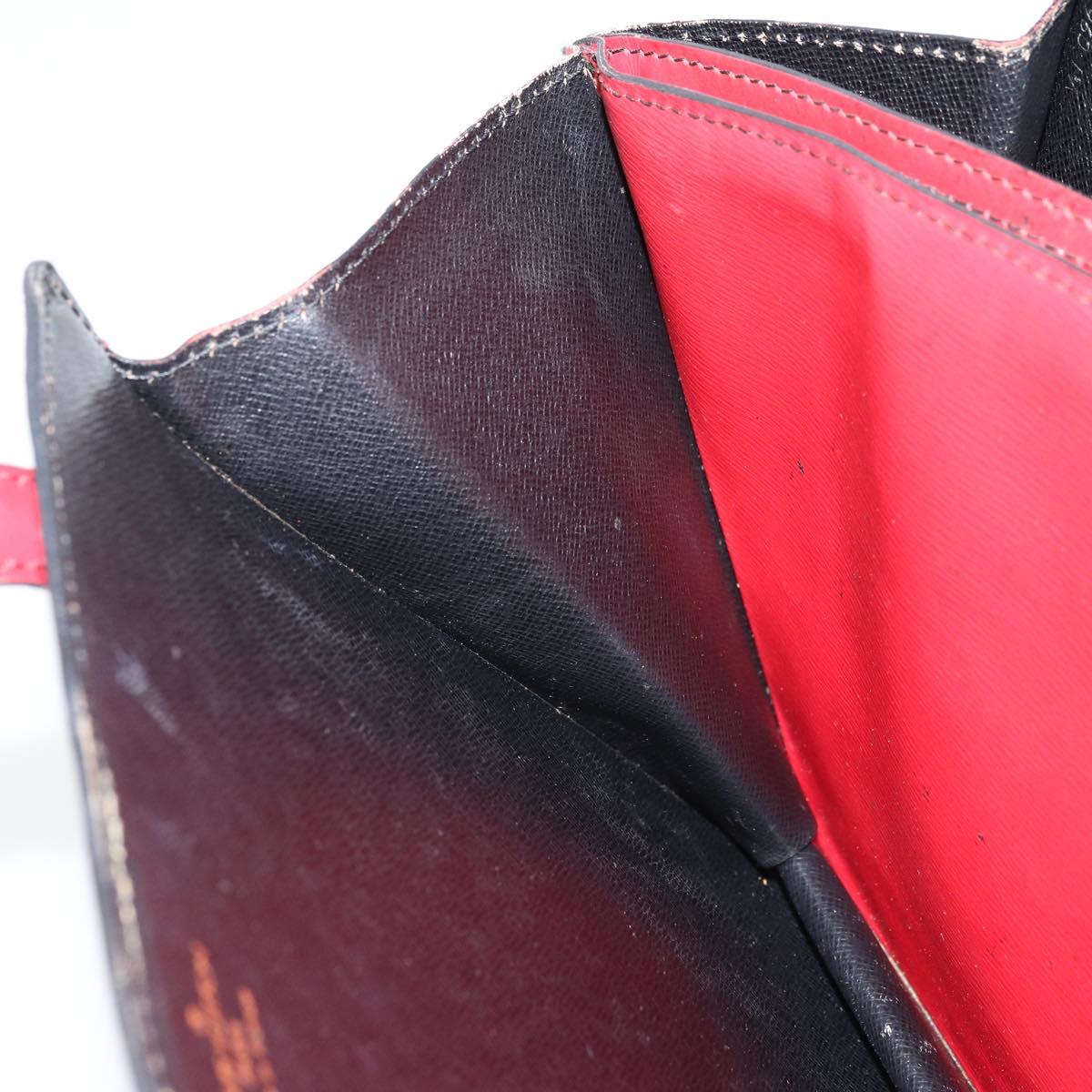 LOUIS VUITTON Epi Bicolor Varenne Hand Bag Black Red M52387 LV Auth LNZ095