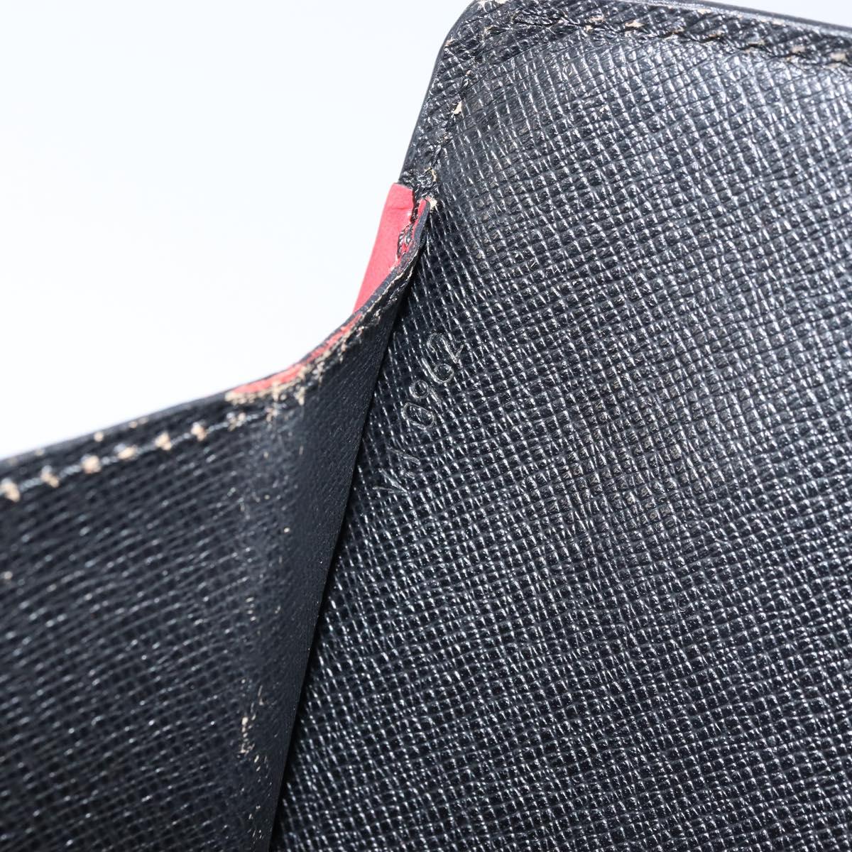 LOUIS VUITTON Epi Bicolor Varenne Hand Bag Black Red M52387 LV Auth LNZ095