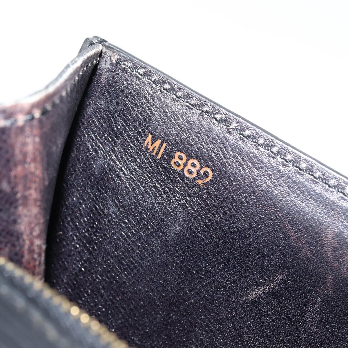 LOUIS VUITTON Epi Serie Dragonne Clutch Bag Black Noir M52612 LV Auth LNZ097