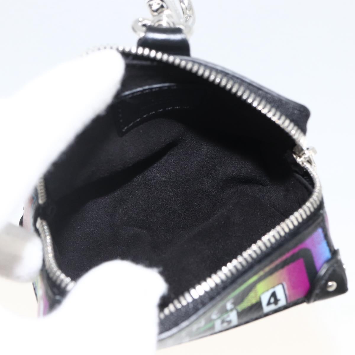 LOUIS VUITTON LV Stereo Bag Charm Leather Multicolor M02395 LV Auth LNZ1004M