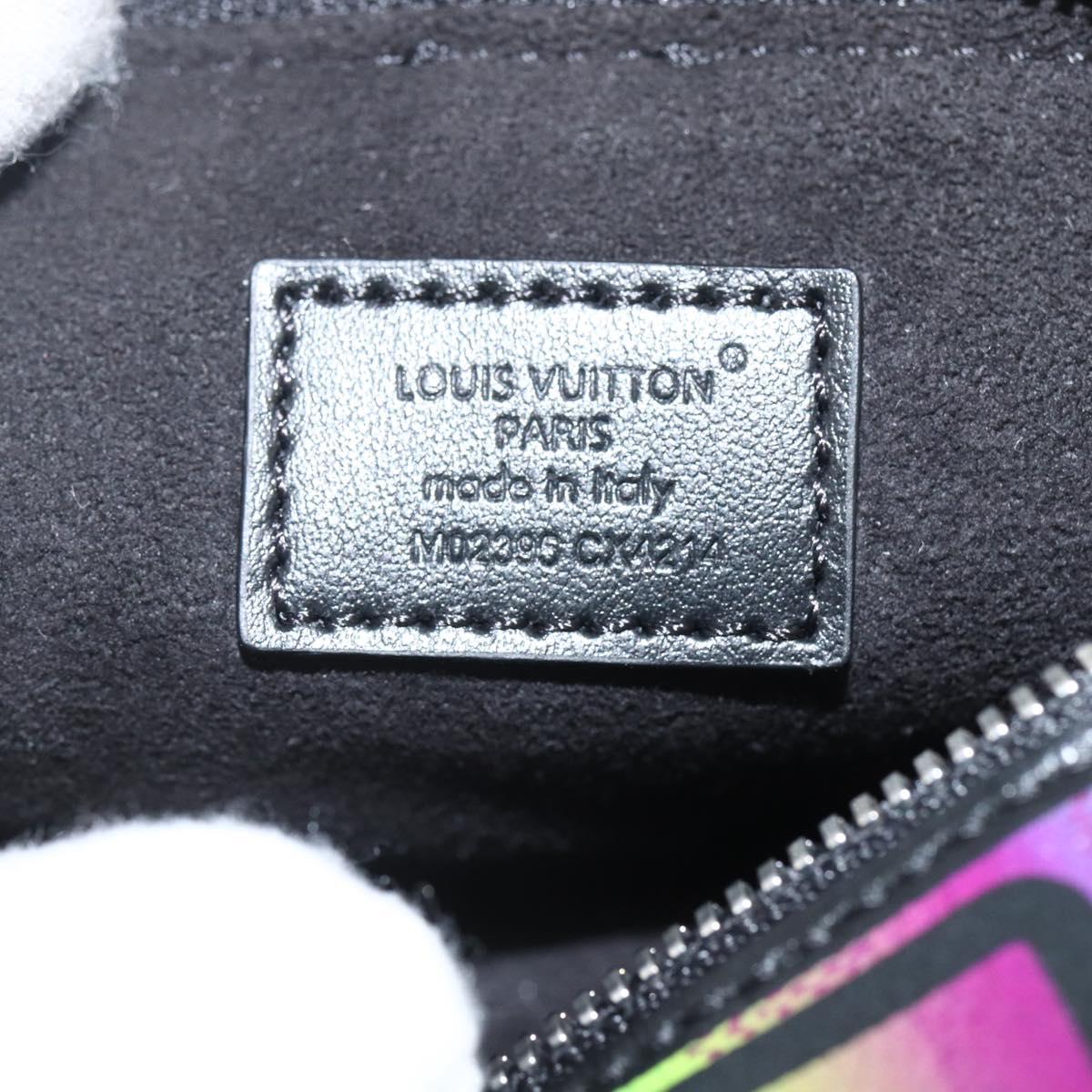 LOUIS VUITTON LV Stereo Bag Charm Leather Multicolor M02395 LV Auth LNZ1004M