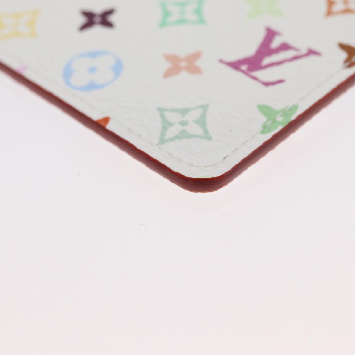LOUIS VUITTON Monogram Multicolor Etui Miroir White M92651 LV Auth LNZ1007V