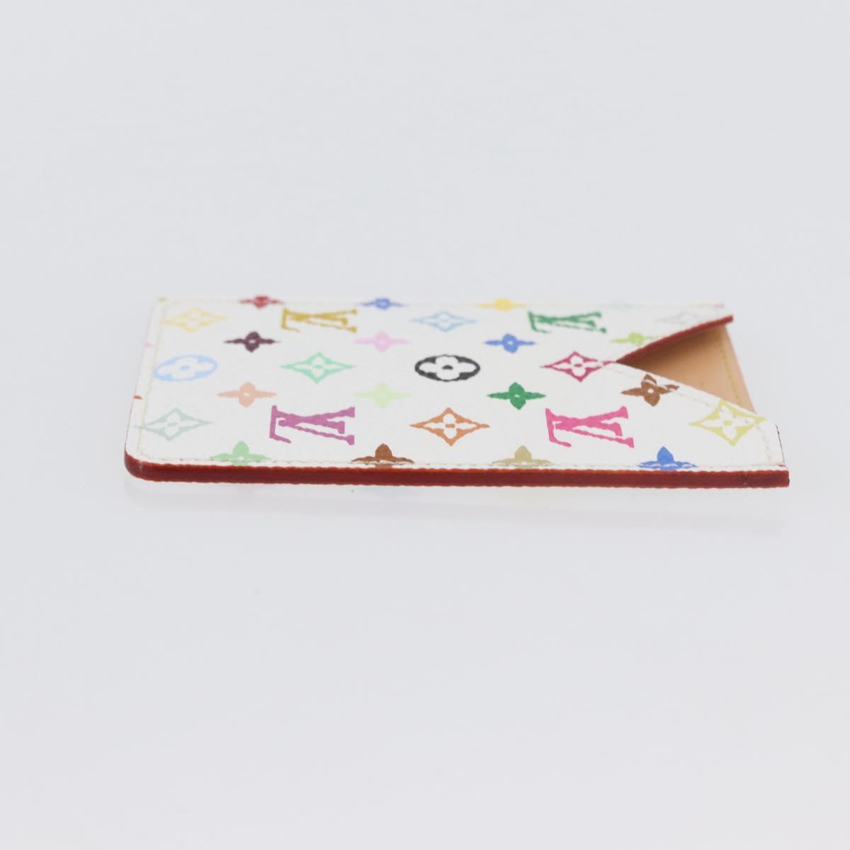 LOUIS VUITTON Monogram Multicolor Etui Miroir White M92651 LV Auth LNZ1007V
