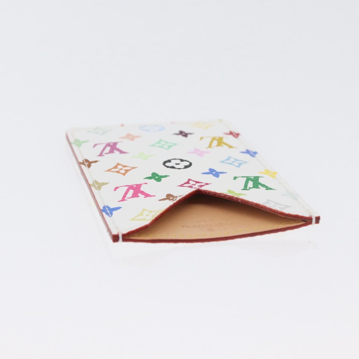 LOUIS VUITTON Monogram Multicolor Etui Miroir White M92651 LV Auth LNZ1007V