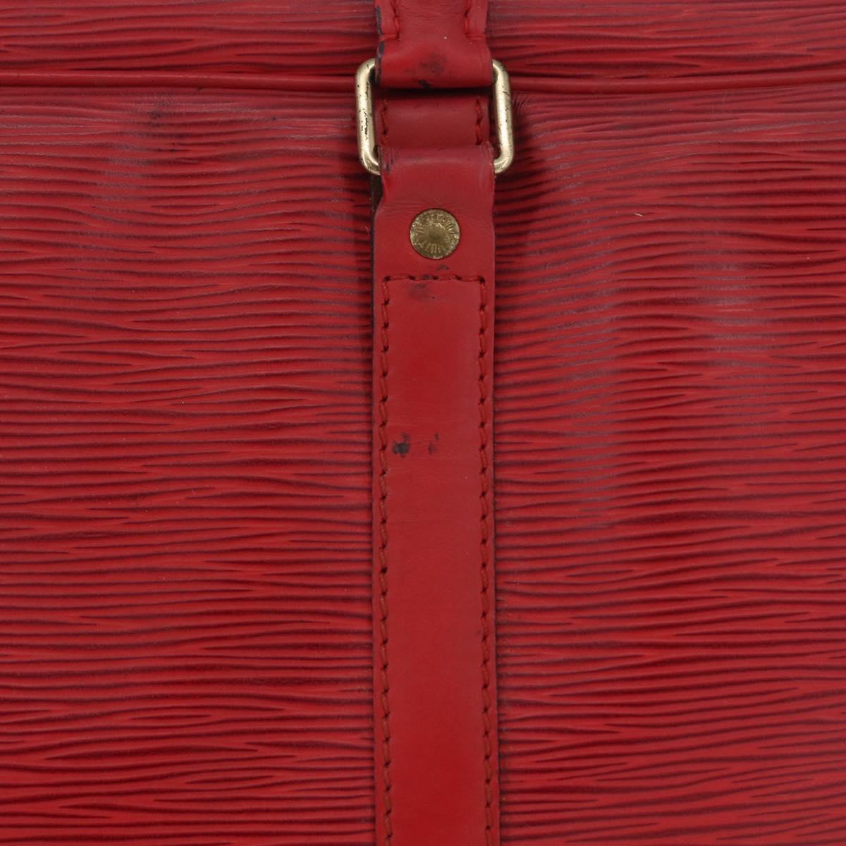 LOUIS VUITTON Epi Porte Documents Voyage Business Bag Red M54477 LV Auth LNZ1011